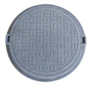 Люк садовий чорний ВИСОКИЙ 4,5т