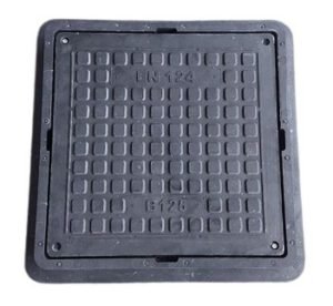 Люк квадратний (чорний) В-125