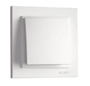 Вимикач 1-кл. Mono Electric (білий)