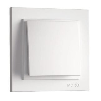 Вимикач 1-кл. Mono Electric (білий)