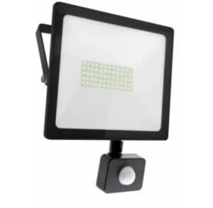 RH Прожектор  SOFT LED   50W 100LM/W 6500K IP65 чорн. з датч. руху  HN-191142