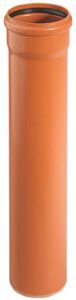 ПВ труба 110/1,5м помаранчева  2,2 стінка
