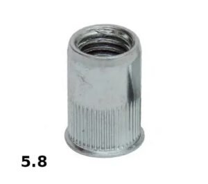 Гайка клепальна  6/1,0-3,0  D9 риф ЦБ (п=100 шт)