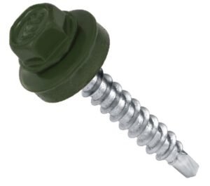 Самонаріз з буром ral6020 4.8x19мм