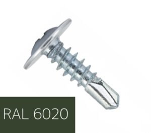 Самонаріз(ral6020) з буром 4.2х16