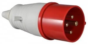 Вилка 4-х контактна 16А