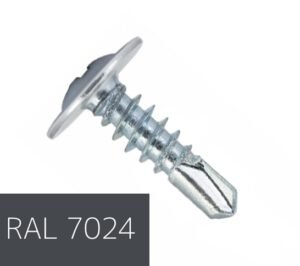 Самонаріз(ral7024) з буром 4.2х16