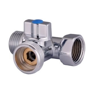 Кран кульовий для пральної машини SOLOMON 1/2'х3/4'х1/2' A7053