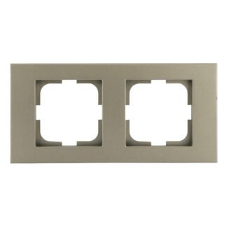 400-130000-226 Рамка двійна Grano антрацит/12/120