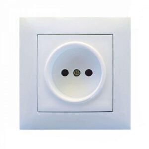 RH Розетка внутр. 1-а біла VELENA HN-011071 (10шт)