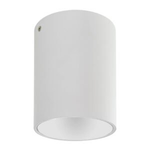 Світильник накладний галог. GU10 220-240V d-60мм h-100мм. білий круглий