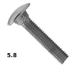 Болт меблевий 8х80