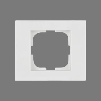 400-010000-096   Рамка одинарна Grano біла/12/240