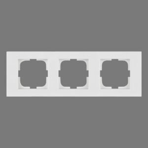 400-010000-227 Рамка трійна Grano біла/12/120