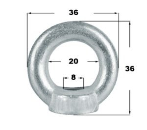 Гайка-кільце М8