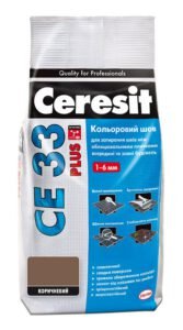 Затирка Ceresit CE33 коричнева