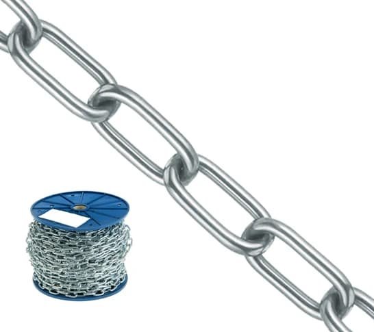 Ланцюг коротка ланка 6мм (вн. 24х11) (18м)