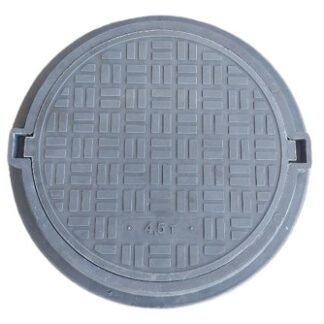 Люк садовий чорний ВИСОКИЙ 4,5т