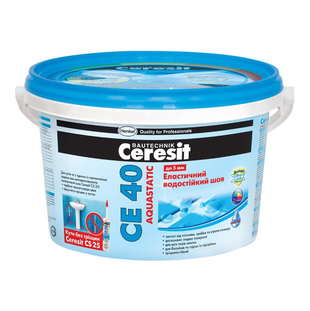 Затирка СЕ40/2 світло сірий 10