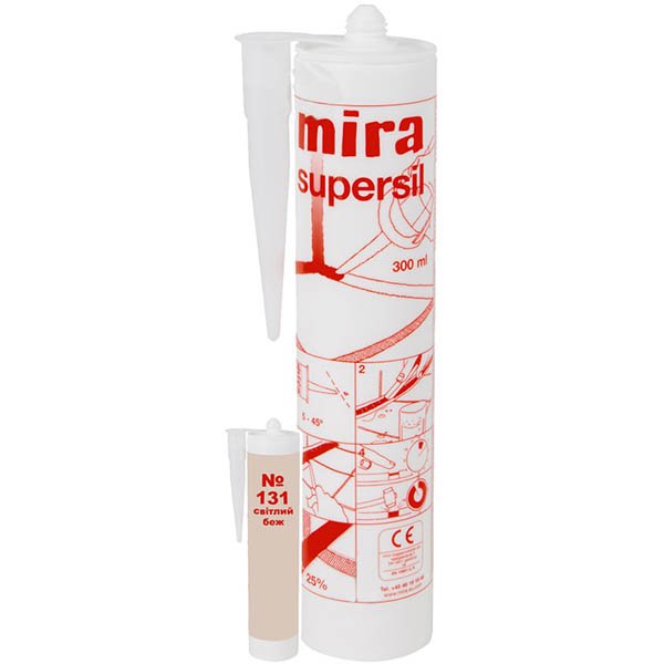 Герметик mira supersil №131 (уп.0,3 кг)