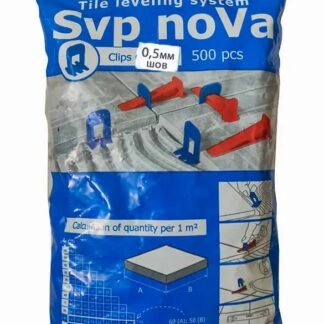 Основа для вирівнювання плитки NOVA 0,5 мм (уп=500шт)