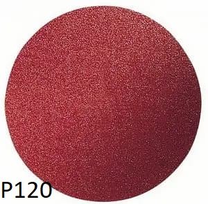 Круг шліфувальний самоклеючий 125 мм, к120, н-р 10 шт WERK (WE107119/5331706)