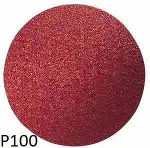 Круг шліфувальний самоклеючий 125 мм, к100, н-р 10 шт WERK (WE107118/5331705)