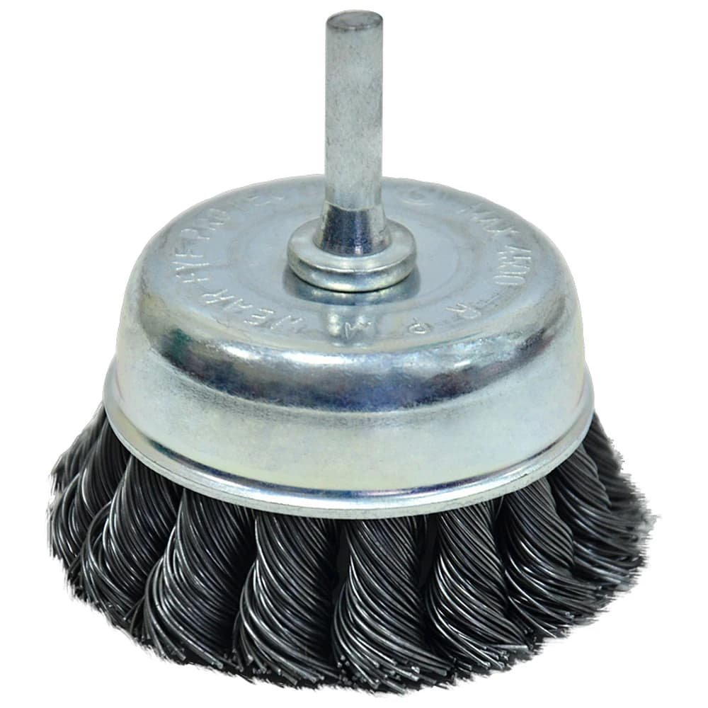 Щітка-крацовка ‘Чашка’ закручена зі шпилькою, 22 мм