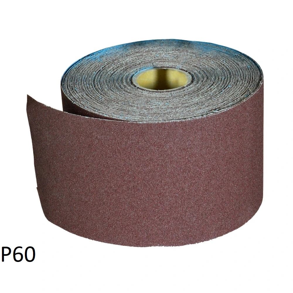 Папір наждачний на тканинній основі, водост., 200 мм х 50 м, зерн. 60