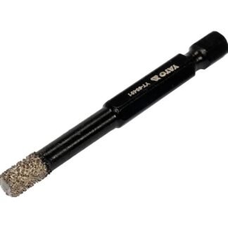 Свердло з алмазним пругом YATO, Ø= 6 мм, l= 65/10 мм, з 6-гран. шпинделем- 1/4′