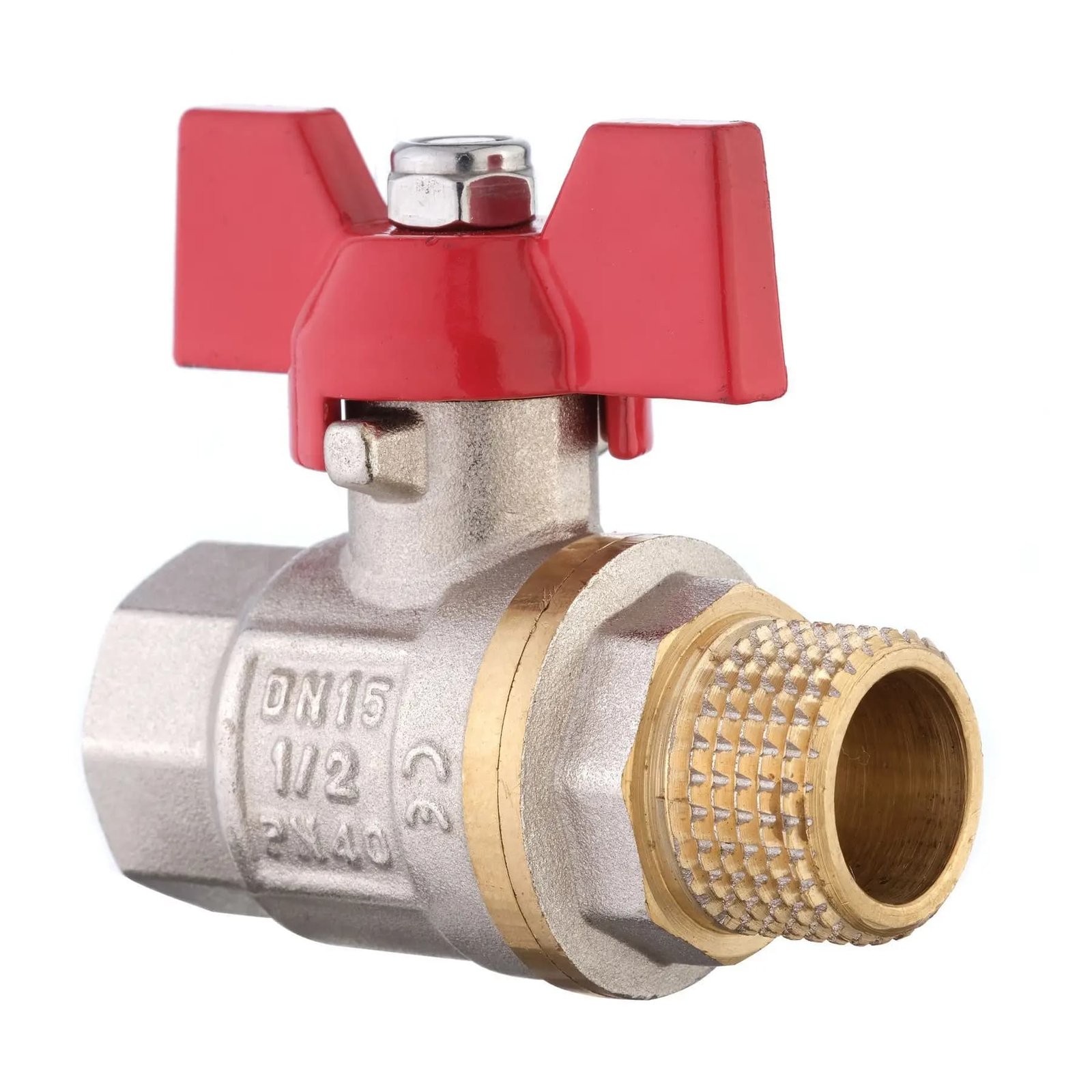 Кран кульовий прямий SOLOMON 1/2′ ЗВ КБ PN40 B1008