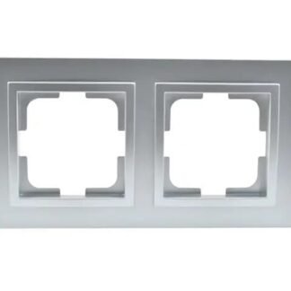 Рамка 2-а Mono Electric (срібло)