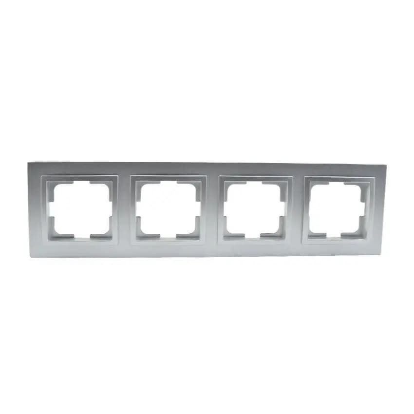 Рамка 4-а Mono Electric (срібло)