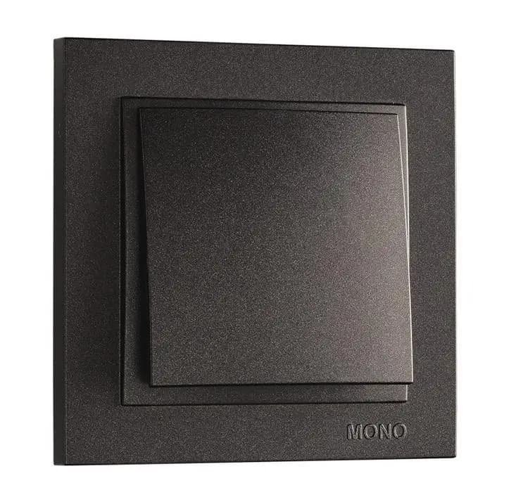 Вимикач 1-кл. Mono Electric (графіт)