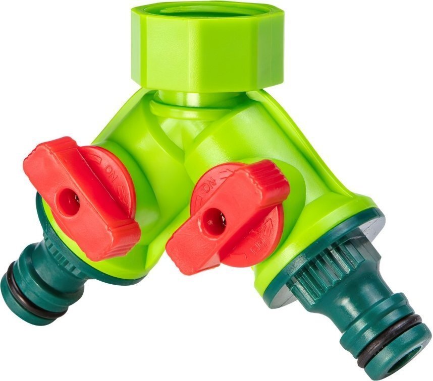 Адаптер подвійний з клапоном 3/4′