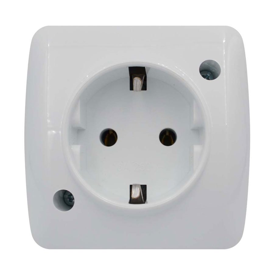 Розетка накл. El-Bi 1-на з/з