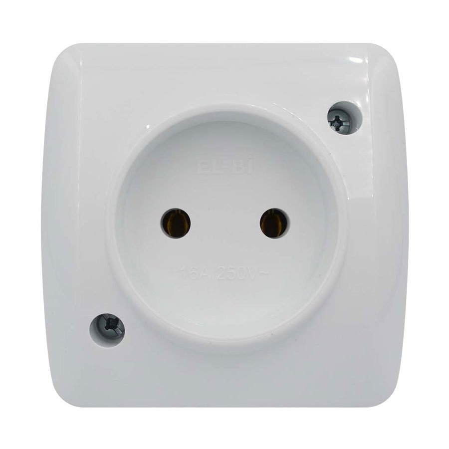 Розетка накл. El-Bi 1-на б/з