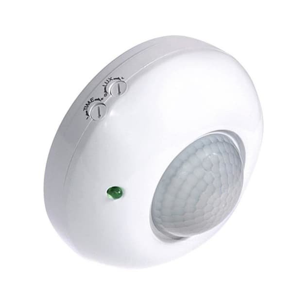 Датчик руху стельовий накладний білий 360