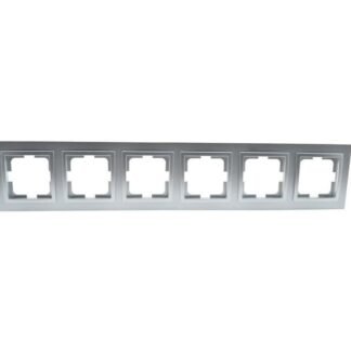 Рамка 6-а Mono Electric (срібло)