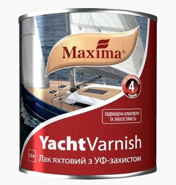 Лак яхтовий TM MAXIMA 2.5л глянсовий