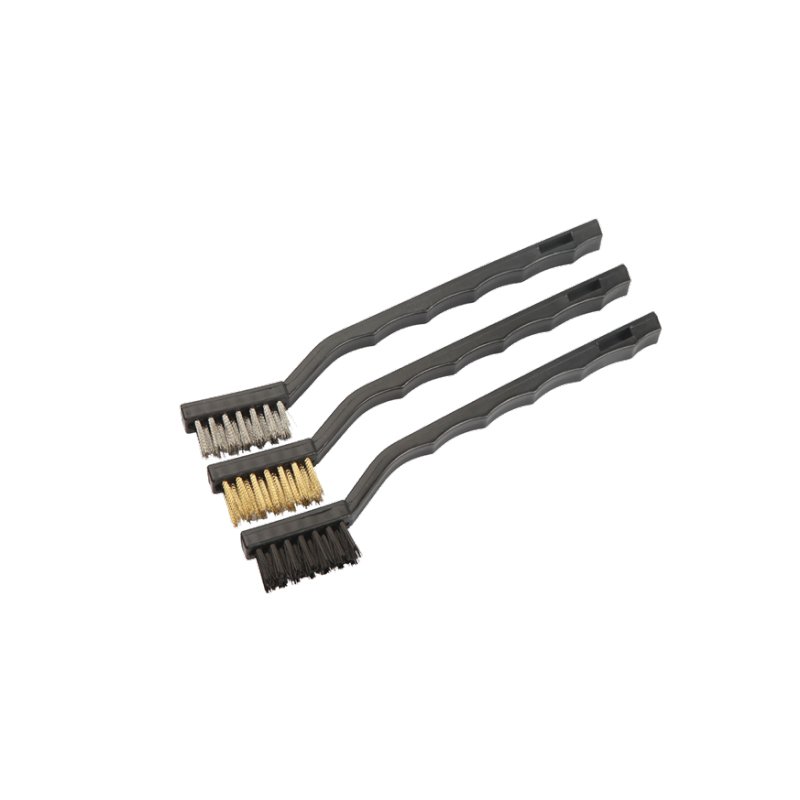 Набір міні-щіток 180мм (латунь, сталь, нейлон) 3шт, Tolsen (25шт)