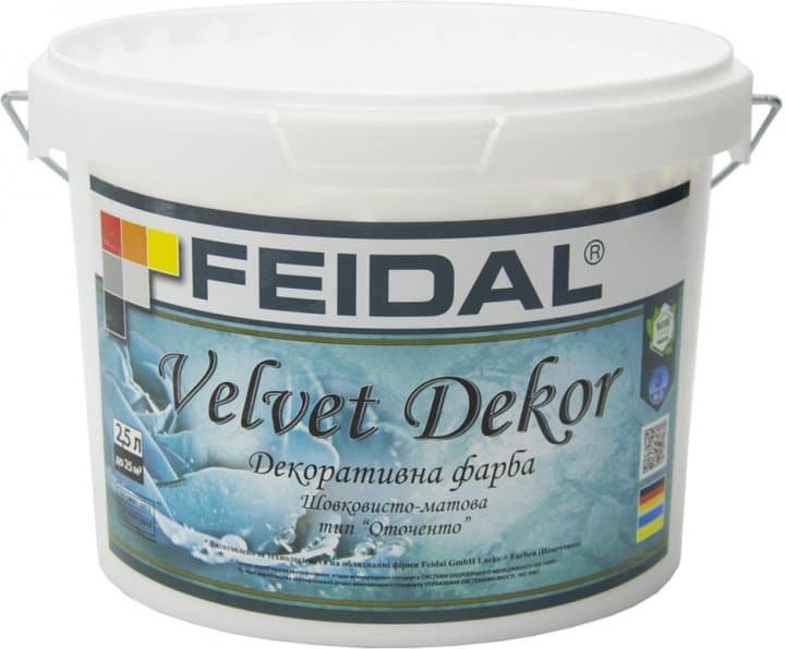 Фарба декоративна Velvet Decor матова 5л