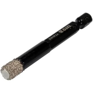 Свердло з алмазним пругом YATO, Ø= 8 мм, l= 65/10 мм, з 6-гран. шпинделем- 1/4′