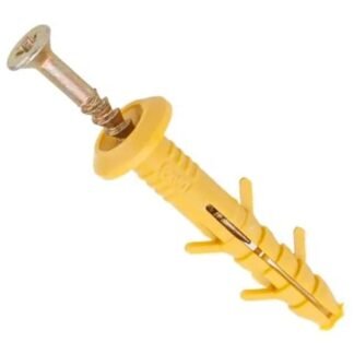 Дюбель з гриб. комірцем забивний 6х100 (жовтий) п=100 (1500)