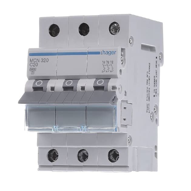 Hager Вим. Автоматичний C3P 20A(4шт)