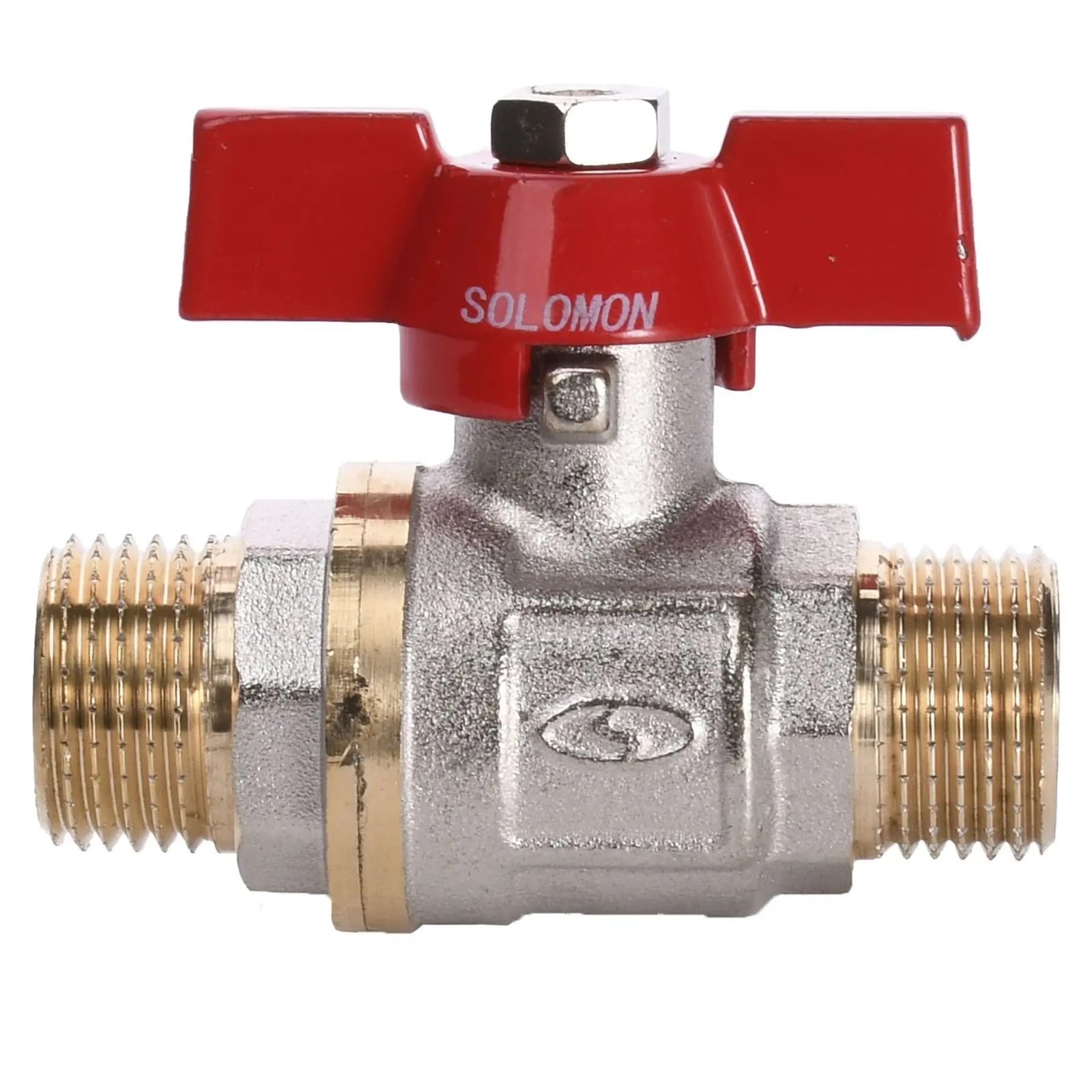 Кран кульовий прямий SOLOMON 1/2′ ЗЗ КБ PN40 B1420