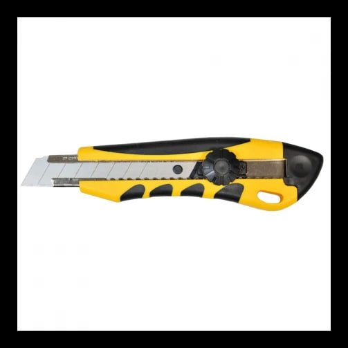 Ніж з обертовим фіксатором зміцнений універсальний 18 мм