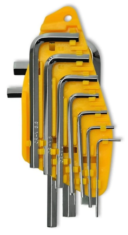 Набір ключів імбусових, Cr-V, 10 шт. (1,5–10 мм)