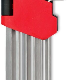 Набір ключів імбусових подовжених, Cr-V, 9 шт. (1, 5–10 мм)