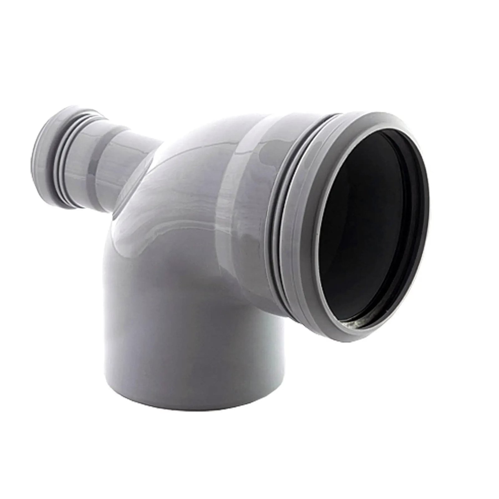 Коліно VSplast 110×90° з вiдводом 50мм (горизонтальне)